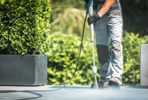 spring cleaning your concrete patio