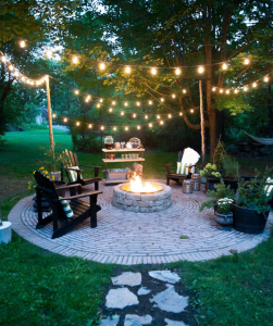 outdoor fire pit