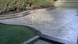 concrete stamped installation for your home or business